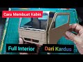 Cara Membuat Kabin Truk Canter Dari Kardus Full Interior Kabintrukkardus