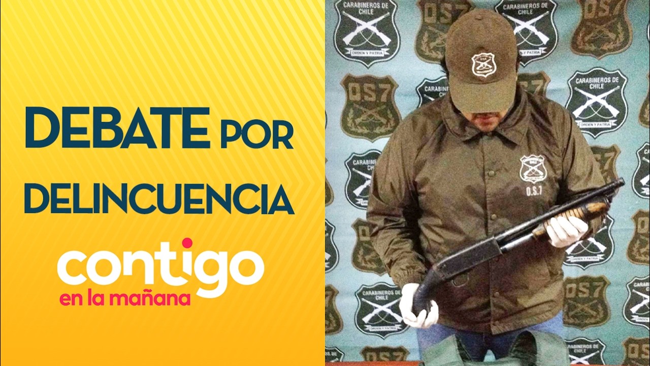 PREOCUPANTE PODER DE ARMAS: ¿Qué hace Carabineros para enfrentar delincuencia? -Contigo en la Mañana