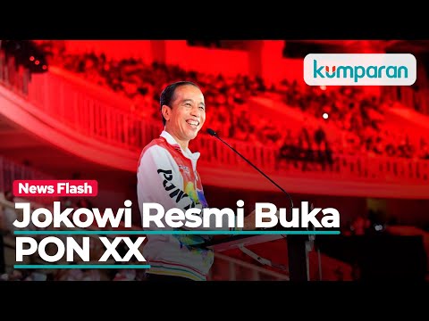 Resmi Dibuka, Jokowi Bangga PON XX Untuk Kali Pertama Diselenggarakan