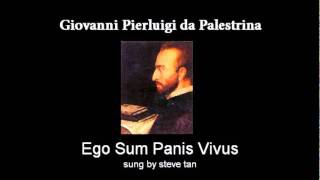Palestrina -- Ego Sum Panis Vivus -- One Man Choir (steve tan)