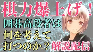 【囲碁配信】高段者の盤面の見え方を徹底解説実況【囲碁Vtuber小澄らんか】