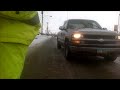 Close Pass on Ice: Silver Chevy Z71 (FFF 9915) 3-3 ...