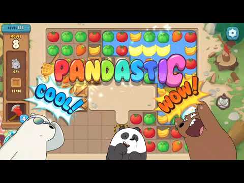 We Bare Bears the Puzzle for Kakao Level 111 - No Boosters