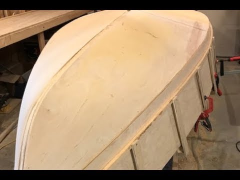 Ep 13 Trimming Sides, Sapele Chine Inlay: Designing and Building a Sailing Rowboat