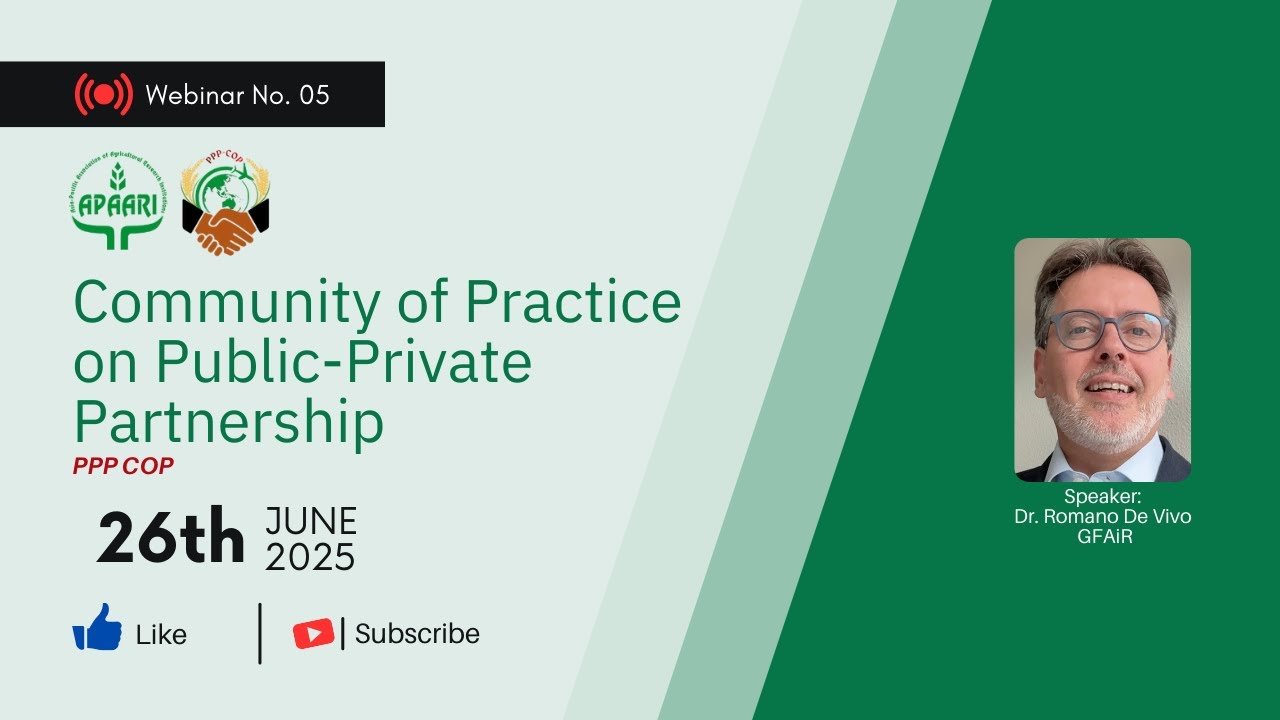 PPP Community of Practice (CoP): 5th Session - 26 June 2025