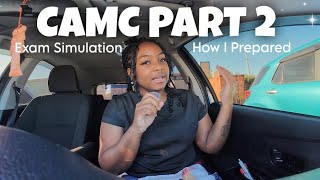 How I Practiced for CAMC Part 2 Medical Exam + Exam simulation 🔖⭐️