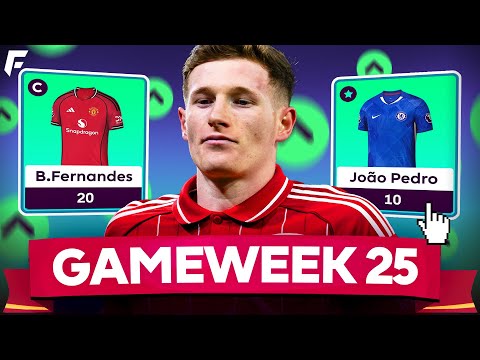 FPL GW25 TRANSFER PLANS ✅ TEAM SELECTION ✍️