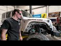 Next Venture Motorsports Aluminum High Line Fender Flares - Front - JK