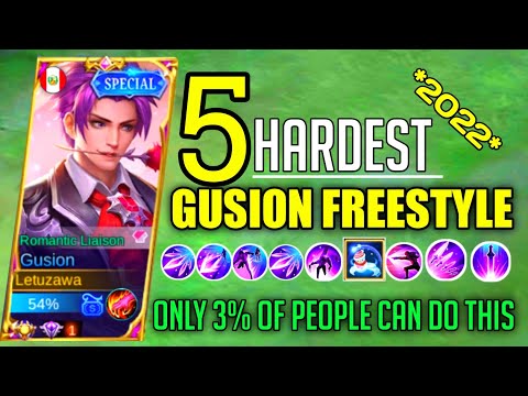 5 HARDEST FREESTYLE IN GUSION | ONLY 3% OF PEOPLE CAN DO THIS! | MY BEST GUSION FREESTYLE IN 2022