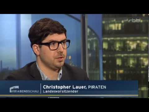 RBB Abendschau #LMVB - Interview mit dem neuen Vorsitzenden Christopher Lauer - 01.03.2014