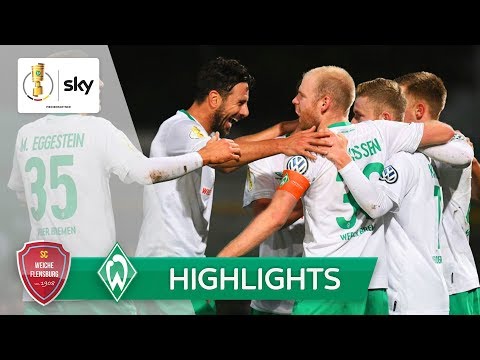 SC Weiche Flensburg - SV Werder Bremen 1:5 | Highlights - DFB-Pokal 2018/19 | 2. Runde