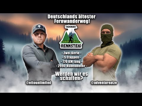 BIWAKTOUR - 170 km RENNSTEIG in 5 Tagen! - Folge 1 #biwak #rennsteig #thüringen #trekking #hiking