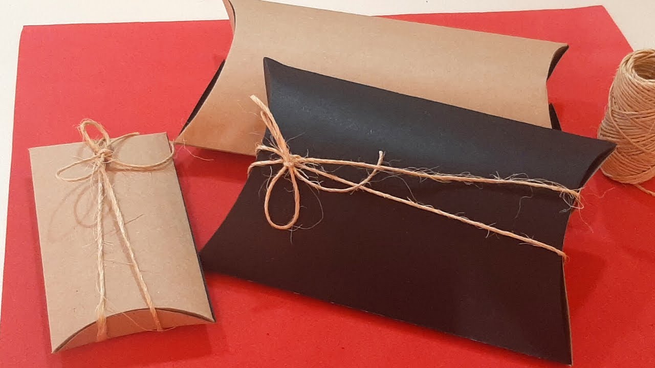 CAIXA PARA PRESENTE COMO FAZER! COM MENOS DE R$0,90!