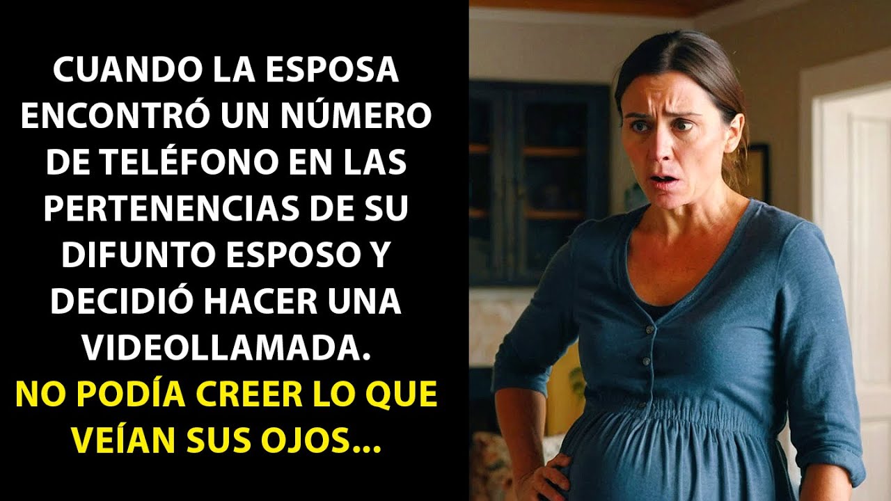 LA ESPOSA LLAMÓ AL NÚMERO DE TELÉFONO DE SU DIFUNTO ESPOSO, LA VOZ HABLÓ DE MANERA QUE ELLA...