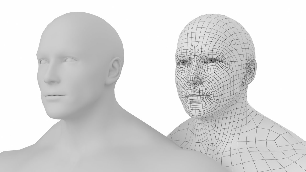 Bodybuilder Male Base Mesh in A-Pose 3D Model