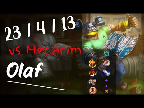 Olaf Jungle vs Hecarim - Challenger Replay KR