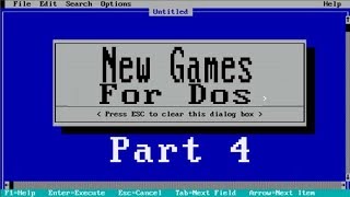 New Games For Dos Part 4