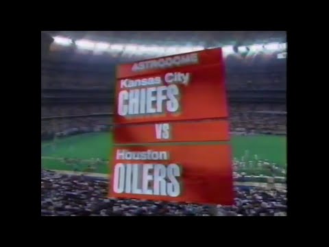 1991-09-16 Kansas City Chiefs vs Houston Oilers