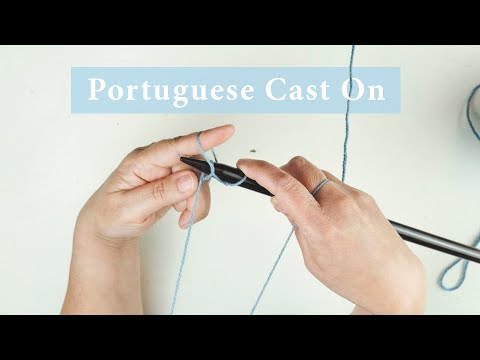 Portuguese Cast On Knitting