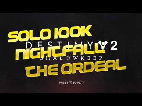 Solo 100K Nightfall The Ordeal Inverted Spire Warlock