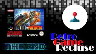 Alien vs Predator (1993) Super Nintendo Famicom SNES ending [Retro Gaming]