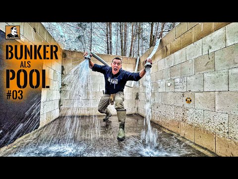 Filling and heating 29,000 liters of water into a bunker - with @FritzMeinecke | Survival Mattin