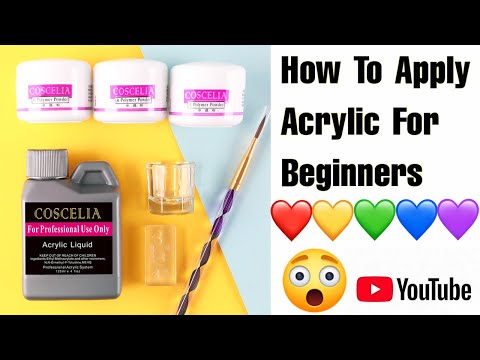 💅🏼Acrylic Nail Tutorial - How To Apply Acrylic For Beginners 🎉📚