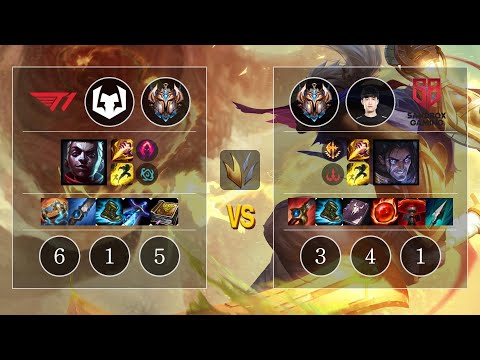 T1 Oner Ekko vs SB OnFleek Sylas Jungle - KR Patch 10.11