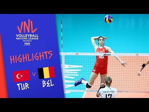TURKEY vs. BELGIUM - Highlights Women | Week 5 | Volleyball Nations League 2019