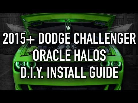 D.I.Y. - Install 2015+ Dodge Challenger Oracle Halos SXT/RT/SRT/Hellcat