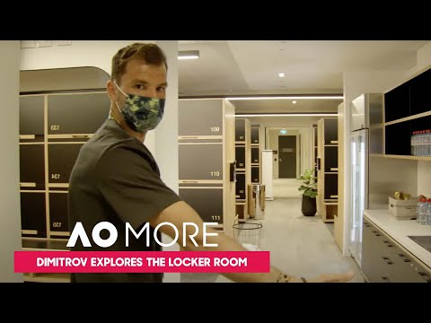 Behind The Scenes Locker Room Tour with Grigor Dimitrov | AO More