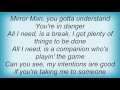 Jay Jay Johanson - Mirror Man Lyrics