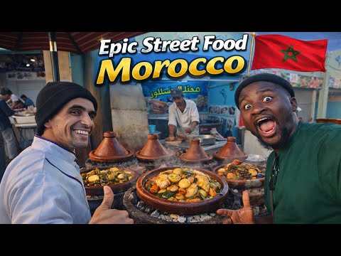 Epic Street Food Experience In Morocco (Souk El Had , Agadir)