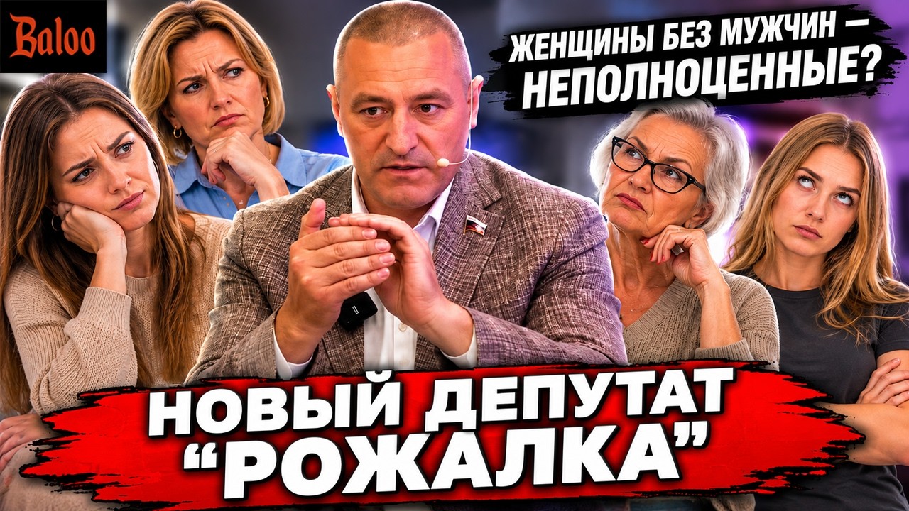 ДЕПУТАТ "РОЖАЛКА" - ЖЕНЩИНЫ НЕПОЛНОЦЕННЫЕ?