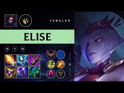 Elise Jungle vs Graves - EUW Grandmaster Patch 25.22