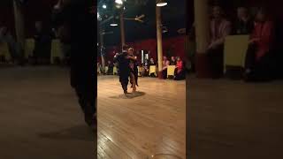 Luis Squicciarini y Evgenia Samoylova, Milonga Derecho Viejo, Club Gricel, lunes 30/07/2018