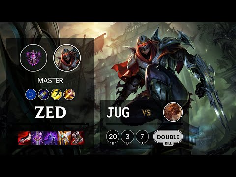 Zed Jungle vs Taliyah - EUW Master Patch 11.24