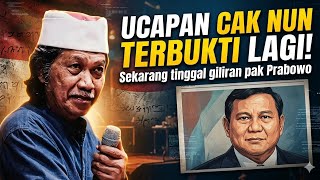 Download lagu Cak nun. Ucapan Cak Nun terbukti lagi, sekarang tinggal giliran pak Prabowo  mp3