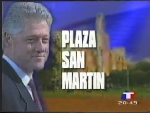 VISITA DEL PRESIDENTE BILL CLINTON EN LA ARGENTINA. TN (TODO NOTICIAS).