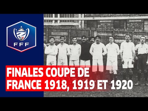 Finales Coupe de France 1918, 1919 et 1920