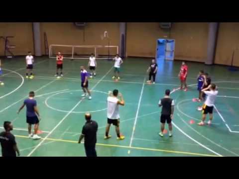 Allenamento posizione gioco di squadra Calcio a 5 Delfino under 21