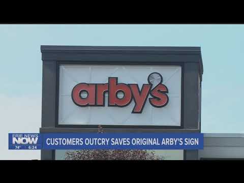 Outcry from Customers Saves Original Arby's Sign