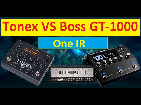 Tonex VS Boss GT-1000  Modeling Dual Rectifire Mesa Boogie |  One IR ML Djent. No Settings (Live)