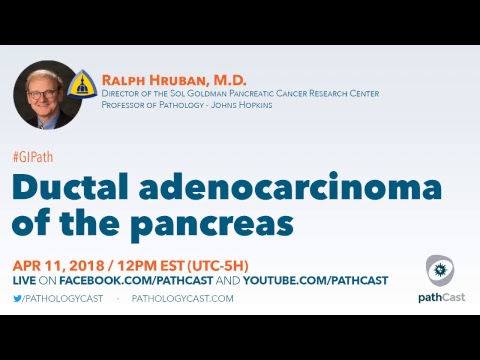 Ductal adenocarcinoma of the pancreas - Dr. Hruban (Hopkins) #GIPATH