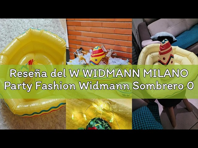 Vídeo relacionado con W WIDMANN MILANO Party Fashion - 5112R - Sombrero Hard Rock, de cuero sintético, motero, sombrero, tocado, accesorio, carnaval, fiesta temática
