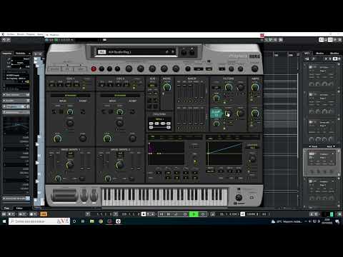 Studio Moog 1 by Korg Prophecy in Sequence Bass Line + Growler 303 and RobotRock 8 Bits Sound