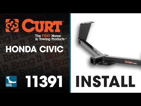 Trailer Hitch Install: CURT 11391 on a Honda Civic