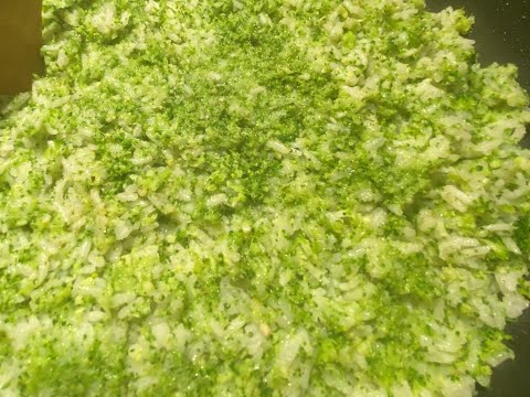 ¿como hacer arroz con brocoli y que no se bata? ¡¡ arroz flor verde!!