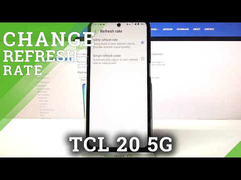 How to Change Display Refresh Rate on TCL 20 5G – Adjust Display Refresh Rate