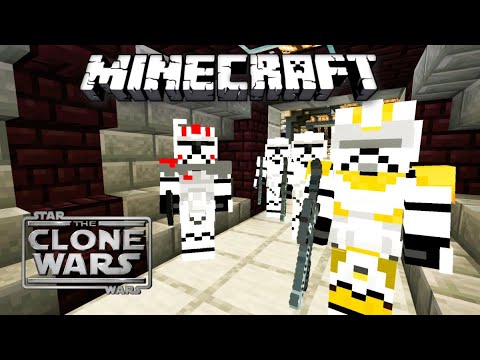 "DEFEND the HANGAR at all COSTS!" - Minecraft : Star Wars The Clone wars Mod (Star wars Series)